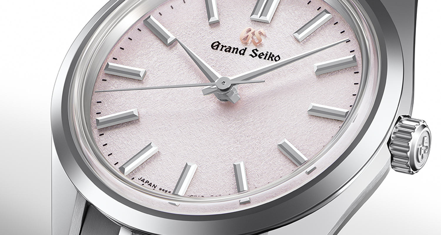 Grand Seiko und der rosa silberne Moment Sakura kakushi