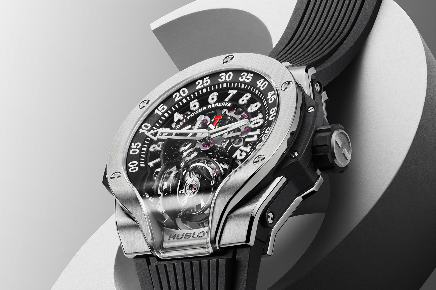 Doppelt hält besser: Die Nummer 13 von Hublot bietet ein Doppel-Achs ...