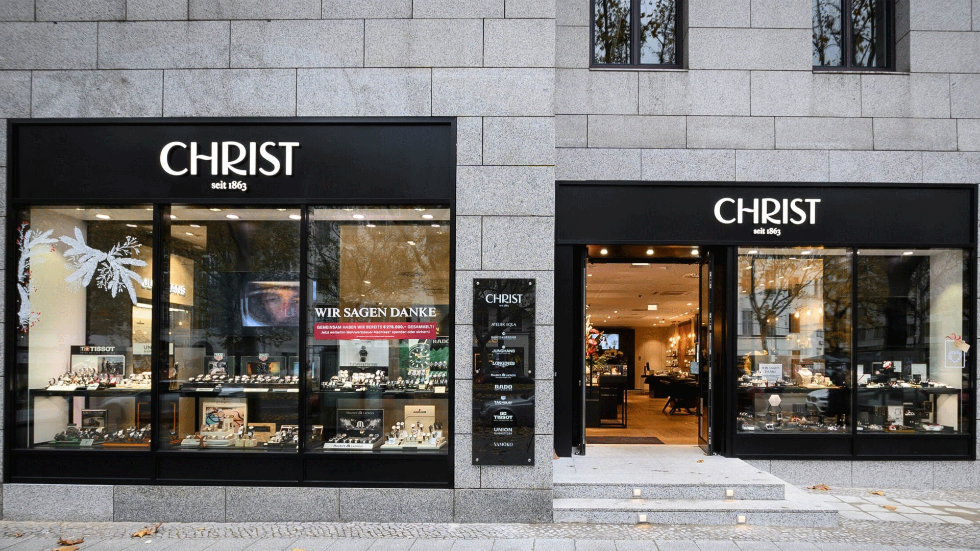 Christ Juweliere und Uhrmacher Klassische und PremiumUhren laufen gut