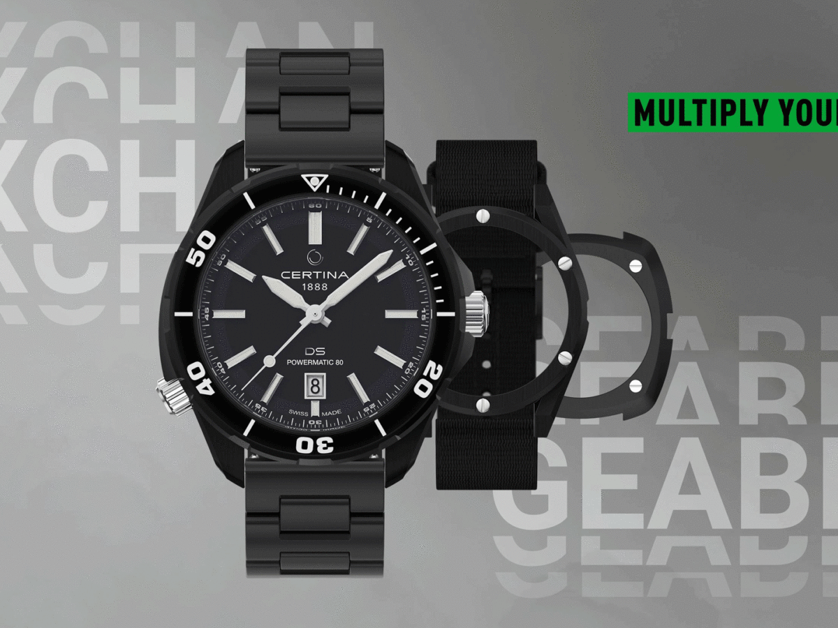 Certina: 6 x Schwarz = 6 x anders